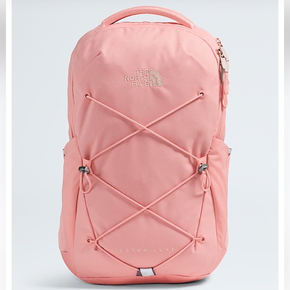 The North Face Handbags - The North Face Jester Luxe Backpack Womens Terracotta/Burnt Coral Metallic NEW